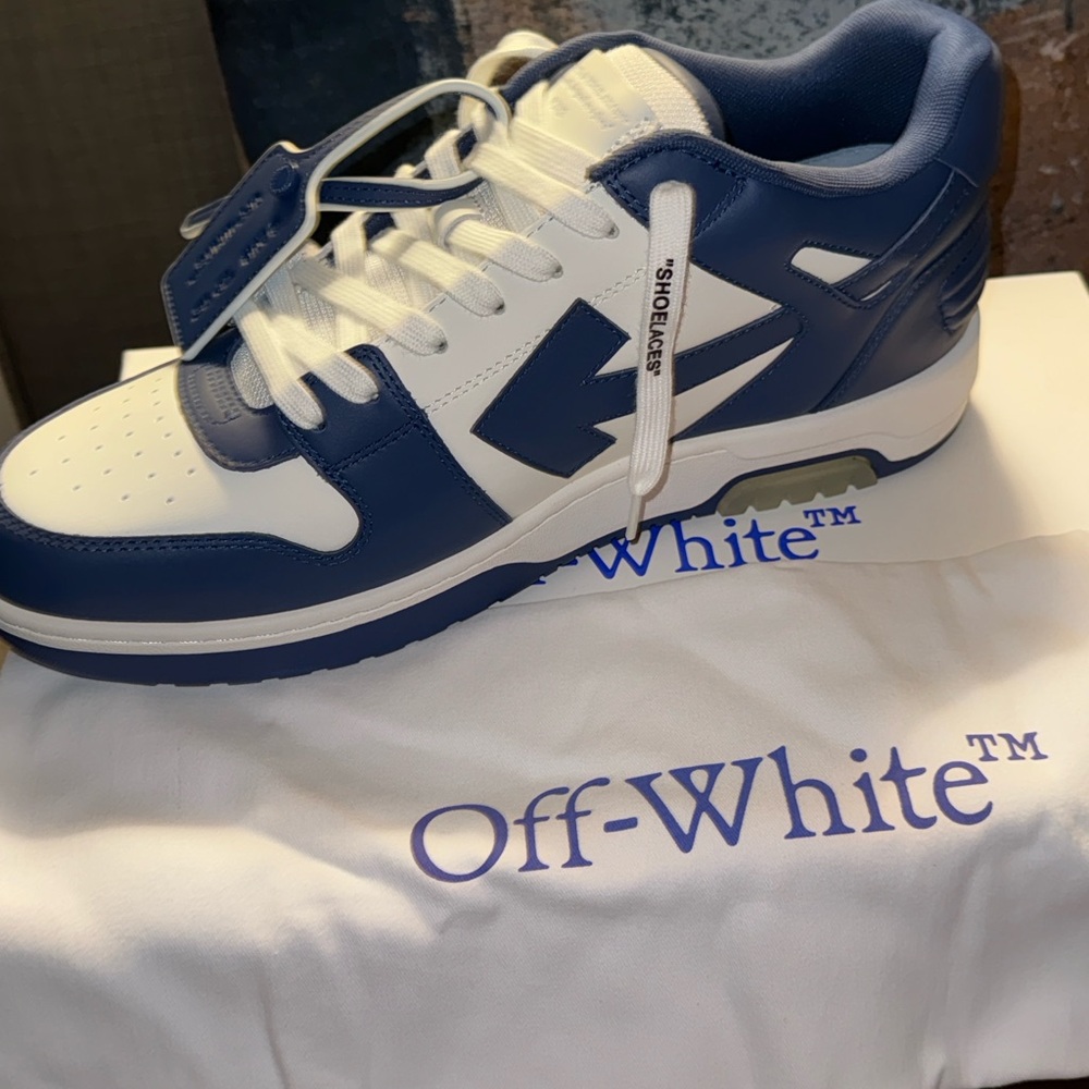 Off-White Blue and White Sneakers